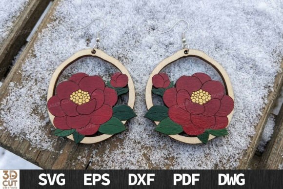 Paquete de pendientes florales - Imagen 2