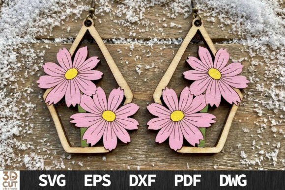 Paquete de pendientes florales - Imagen 5
