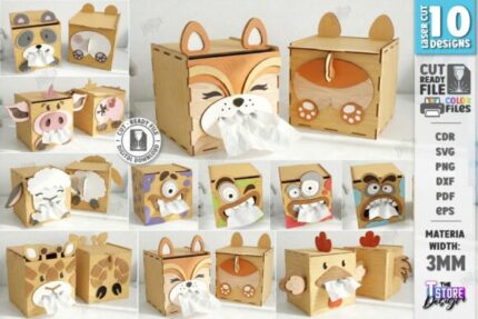 Cajas de pañuelos divertidas