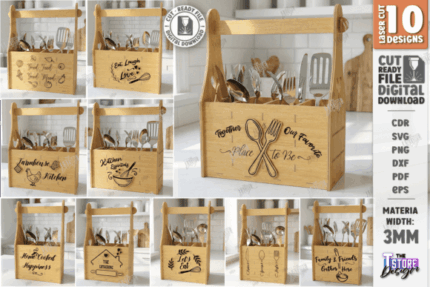 Paquete de porta utensilios de cocina