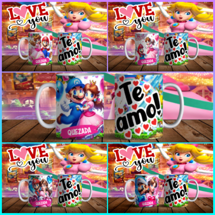 Tazas Mario Bross San Valentín