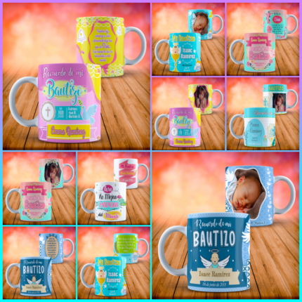 Tazas bautizo