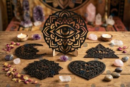 Paquete de símbolos espirituales de mandala