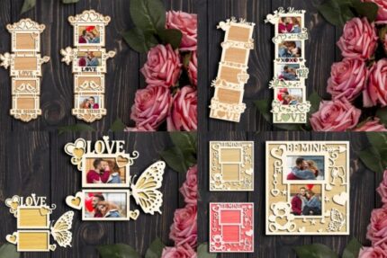 Mini marco de fotos de San Valentín