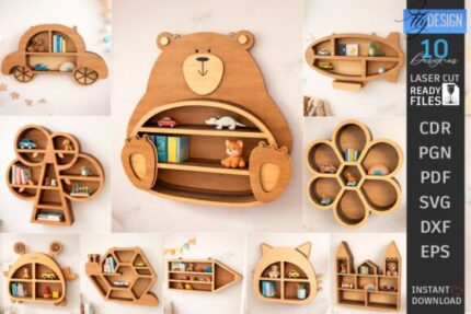Estante de pared moderno