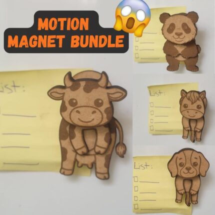Paquete de animales con imagen de movimiento