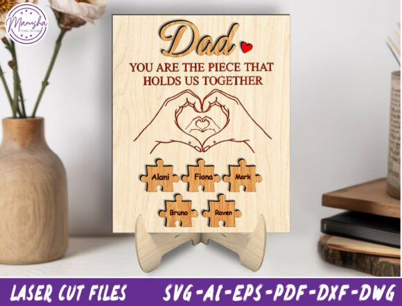 Cuadro puzzle Día del Padre