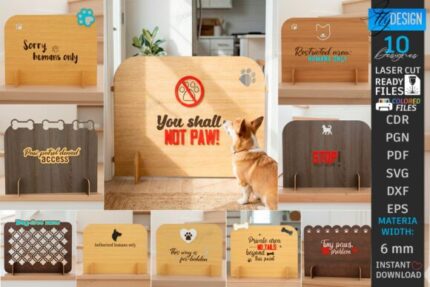 Paquete de barreras para mascotas
