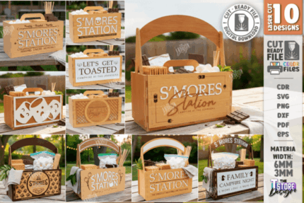 Paquete de cajas de estación de S'mores