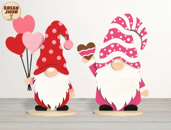 Paquete de letreros de gnomo de San Valentín - Imagen 5