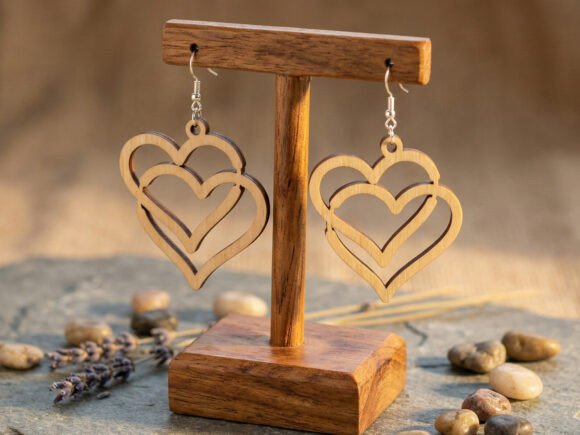 Paquete de pendientes de corazón de San Valentín - Imagen 5