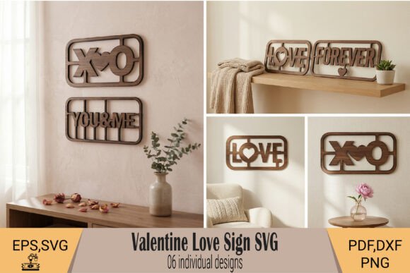 Signo de palabra de amor de San Valentín
