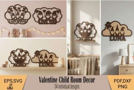 Decoración de pared de San Valentín