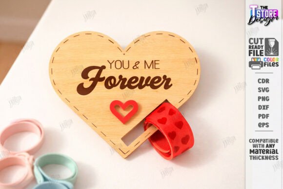 Paquete de tarjetas de pulsera para el Día de San Valentín - Imagen 3