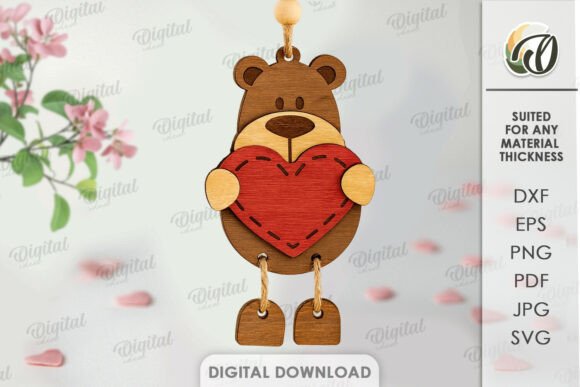 Paquete de etiquetas de personajes de San Valentín - Imagen 9