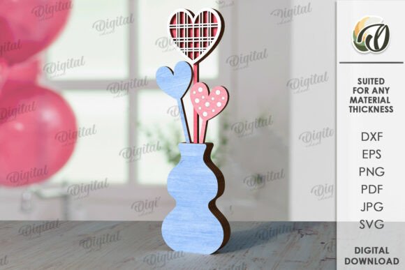 Paquete de decoraciones de corazón para el Día de San Valentín - Imagen 4