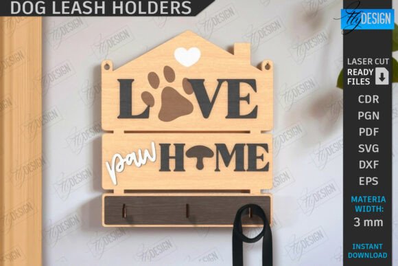 Ganchos de pared para correa de perro - Imagen 4