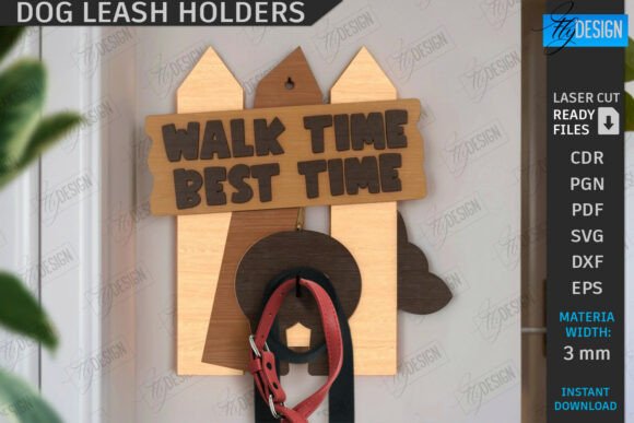Ganchos de pared para correa de perro - Imagen 5
