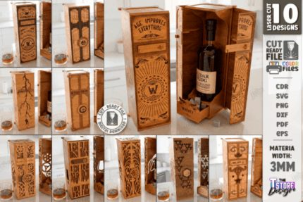 Paquete de cajas de regalo de whisky