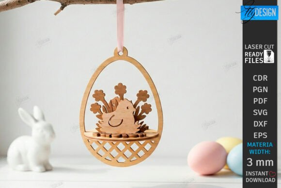 Paquete de adornos de huevo de Pascua - Imagen 6