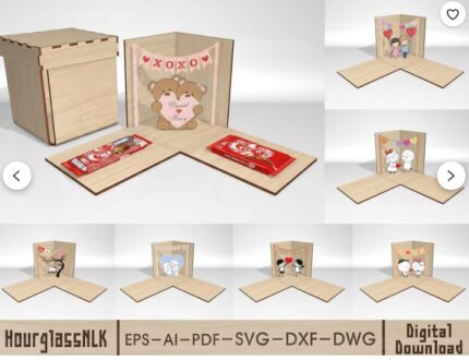 Caja de regalo explosiva sorpresa de amor