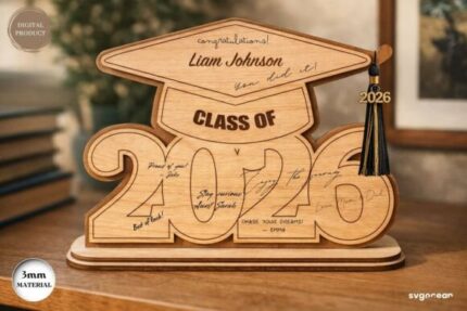 Letrero de graduación de la clase de 2026