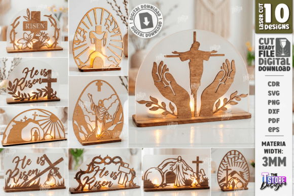 Paquete de portavelas de Pascua