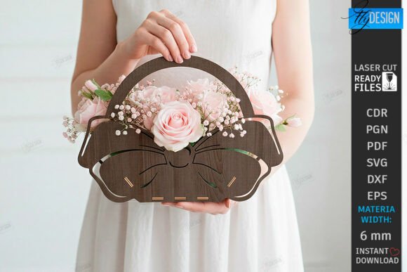 Cesta de flores - Imagen 2