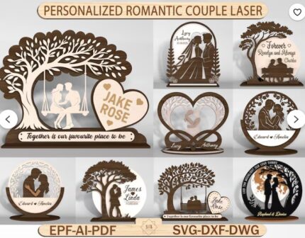 Pareja romantica personalizada