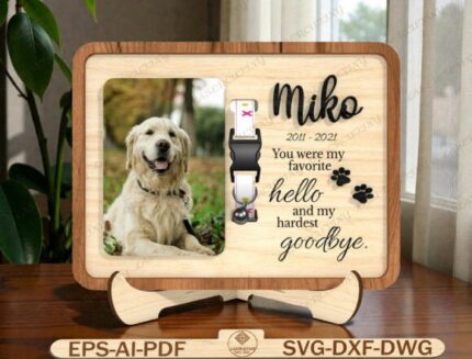 Conmemorativo personalizado para perro