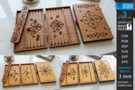 Paquete de tableros de backgammon