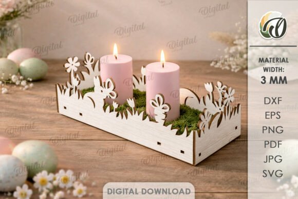 Paquete de cajas para velas de Pascua - Imagen 2