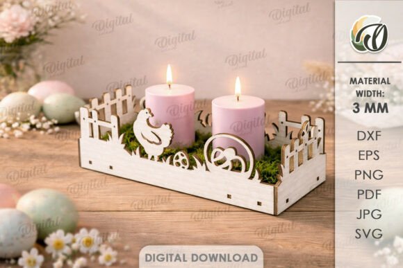Paquete de cajas para velas de Pascua - Imagen 3