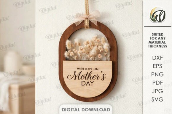 Paquete de decoraciones florales para el Día de la Madre - Imagen 11