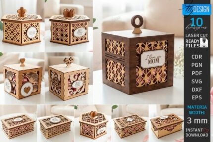 Paquete de cajas de regalo para el Día de la Madre