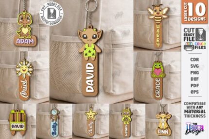 Etiquetas personalizadas para mochilas