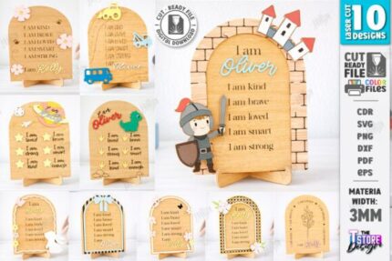 Paquete de afirmaciones personalizadas para niños