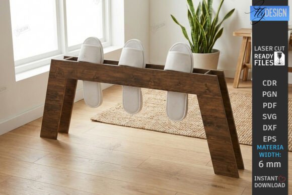 Paquete de soportes de madera para zapatillas - Imagen 4