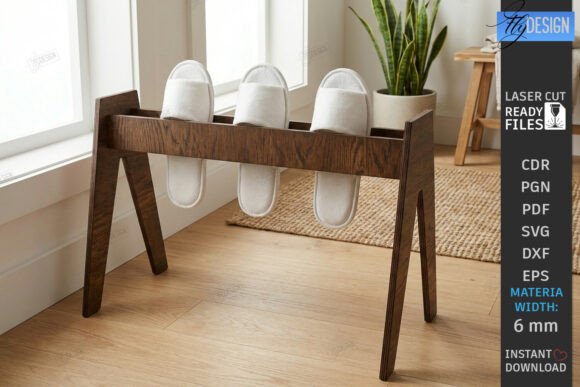 Paquete de soportes de madera para zapatillas - Imagen 5