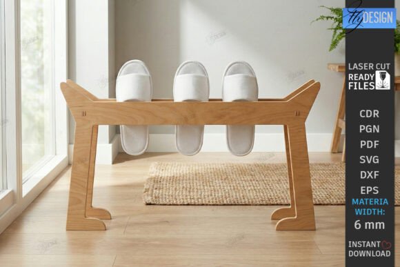 Paquete de soportes de madera para zapatillas - Imagen 3