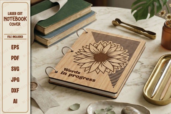 Paquete de 10 fundas de madera premium para cuadernos - Imagen 4