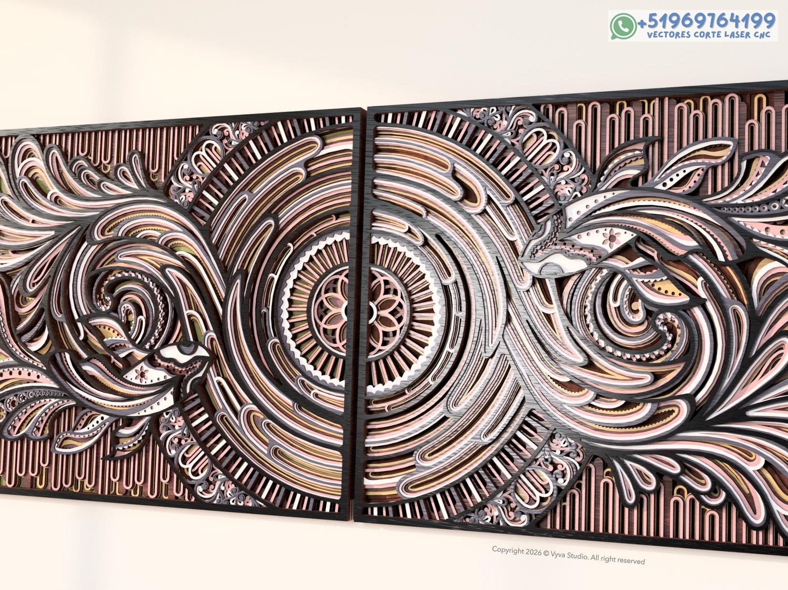 Arte mural 3d Koi - Imagen 5
