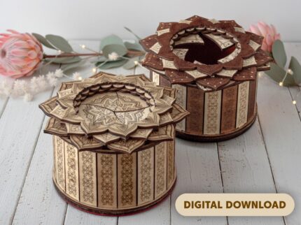 Caja iris mandala