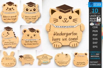 Paquete de portapulseras de graduación