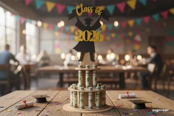 Paquete de pastel de dinero de graduación - Imagen 4