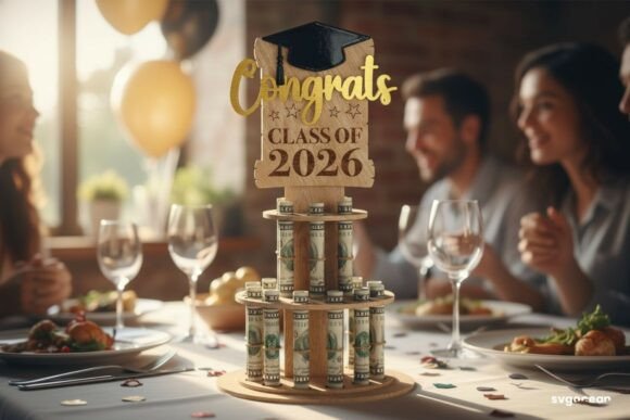 Paquete de pastel de dinero de graduación - Imagen 6
