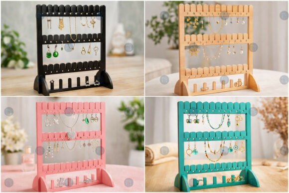 Soporte de joyería de mesa