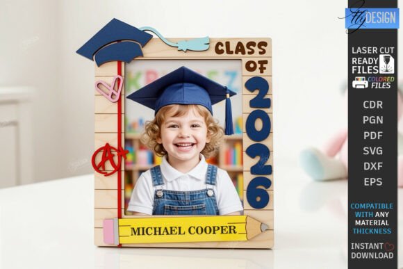 Marco de fotos de graduación escolar - Imagen 4