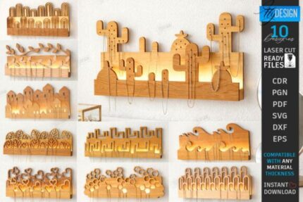 Organizador de joyería de pared
