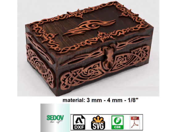 caja de recuerdos ornamentada - Imagen 2
